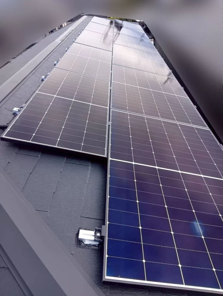 ハンファ太陽光パネル20260306愛知県内N様邸